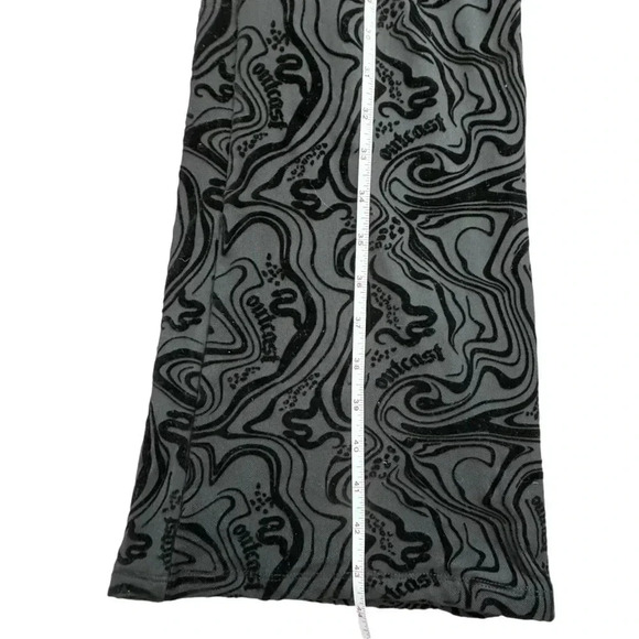 Outcast ASTRID PANT Velvet BLACK Fitted Flare, Size Large stretchy festival - Picture 11 of 13